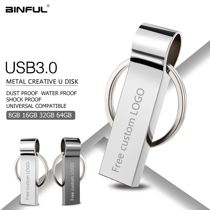 

Pen Drive Metal 3.0 Usb Flash Drive 128gb 64gb 32gb Flash Memory Stick 16g 8g 4g Pendrive Waterproof Usb Stick Free Custom Logo