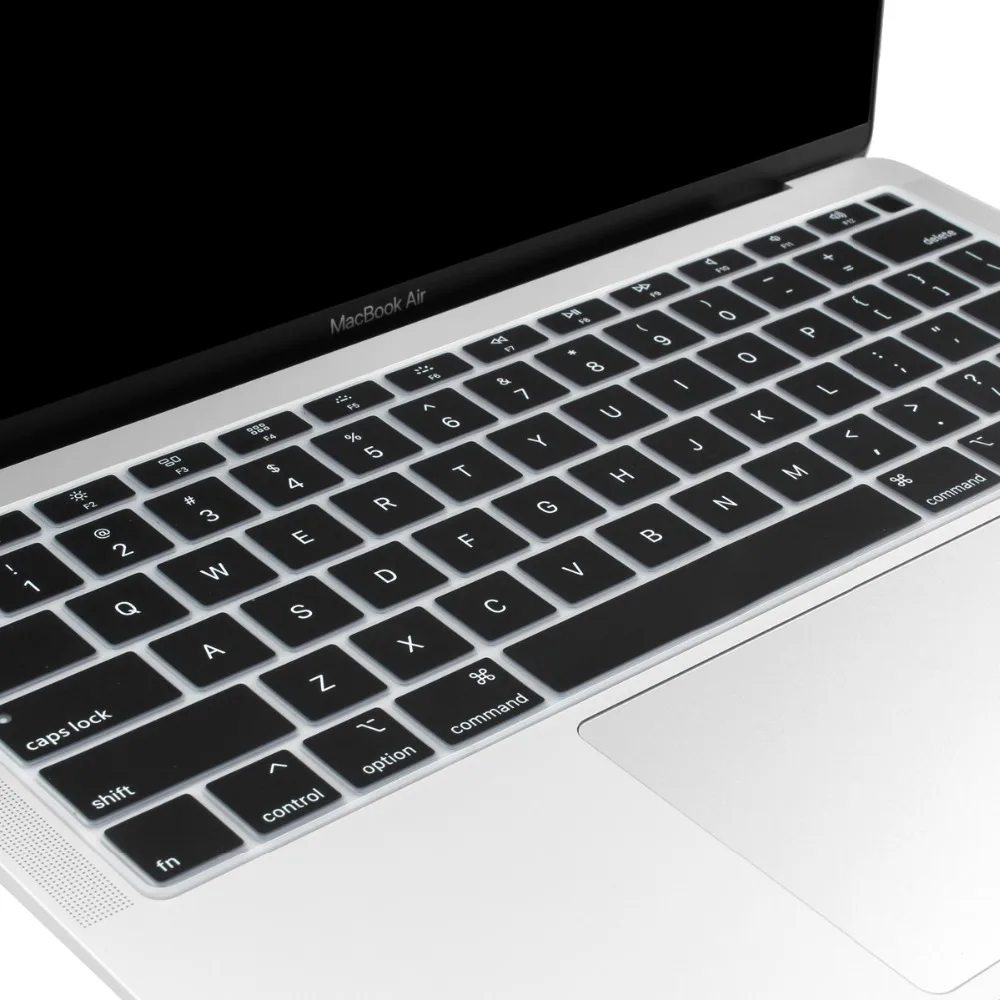 Английский для MacBook New Air 13 2019 2018 A1932 Touch ID Силиконовая накладка на клавиатуру