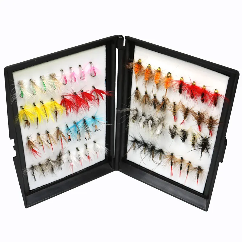 Goture Fly Fishing Flies Kit - 100pcs Fly Fishing Lures