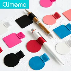 3 шт./лот Climemo бренд ручка клип, искусственная кожа держатель ручки, самоклеющиеся карандаш эластичная петля для ноутбуков журналы Clipboards