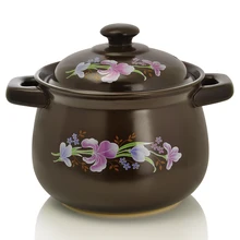 Chunlan Высокая керамический горшок суп плиты суп запеканка sauceboxes кастрюли 4.8l большая емкость