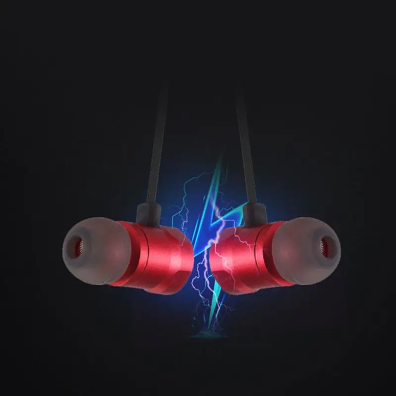 

M19 Portable Wireless Bluetooth 4.1 Stereo Earphone Sweatproof Sport Headset Earpiece with Mic In-Ear Earbuds for Outdoor Runni