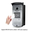 7'' TFT Color RFID Video Door Phone Intercom Doorbell Wired Access Entry System for Home 2 Monitors Video Camera Night Vision ► Photo 2/6