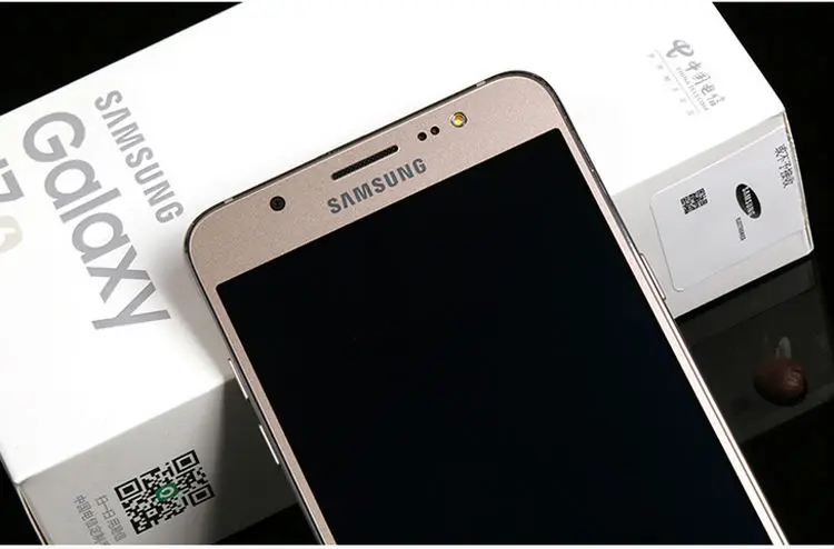 Разблокированный мобильный телефон samsung Galaxy J7108 4G LTE, четыре ядра, 5,5 дюймов, МП, 3 Гб ram, две sim-карты J7