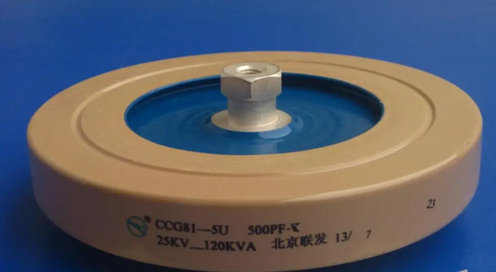 Round ceramics Porcelain high frequency machine new original high voltage CCG81-5U 500PF-K 25KV 120KVA Round ceramics Porcelain high frequency machine new original high voltage CCG81-5U 500PF-K 25KV 120KVA