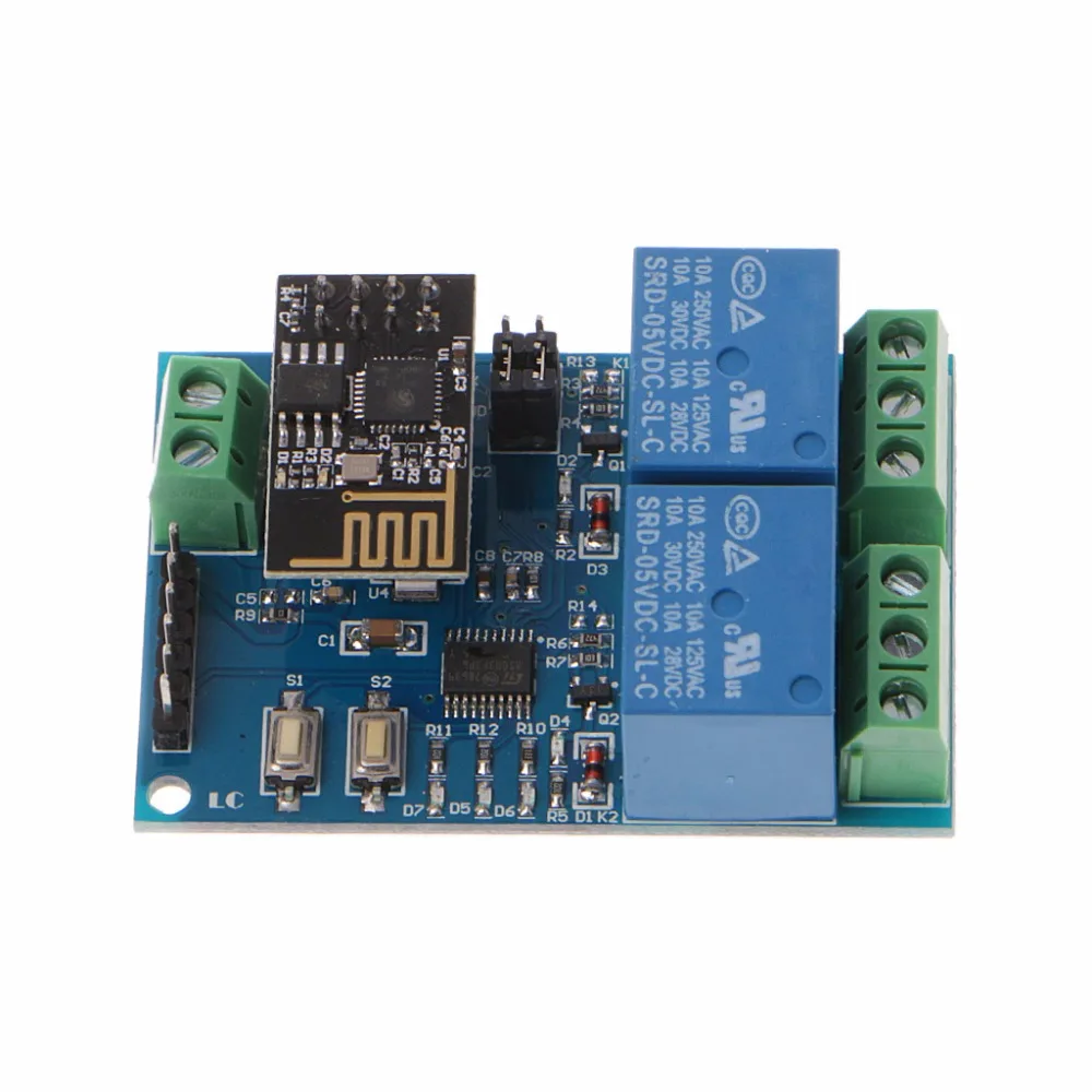5V WIFI Relay Module ESP8266 IOT APP Controller 2 Channel
