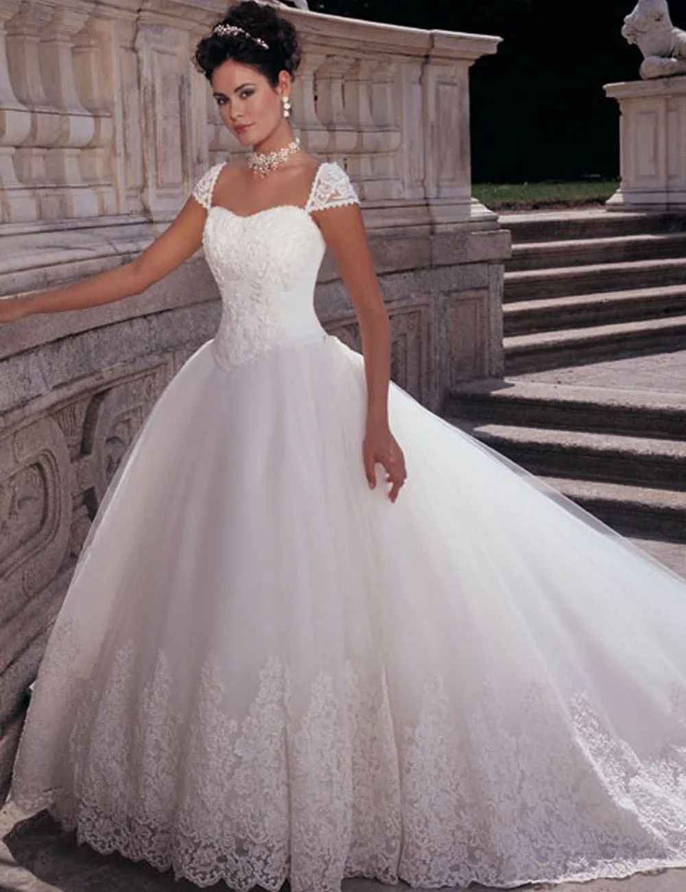 Wedding Fairy Wedding Dress online buy wholesale fairytale wedding dresses from china princess vernassa cap sleeve beaded appliqued lace puffy vestido de noiva casamento robe