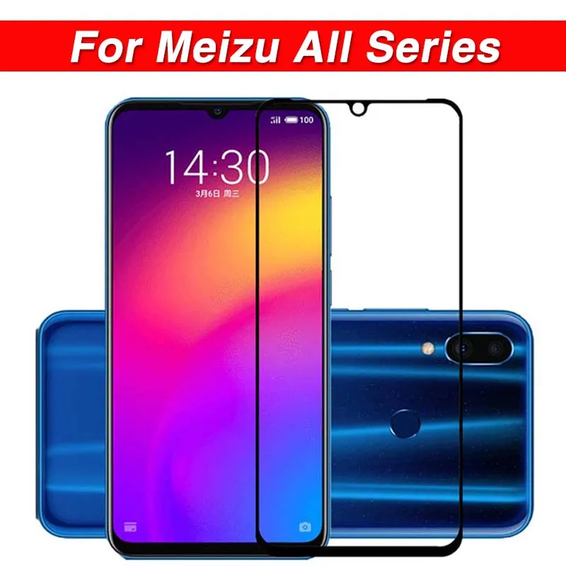 

Protective glass on the for meizu note 9 pro 7 6 plus a5 5c m6 mini tempered maisie maze note9 screen protector glas full cover