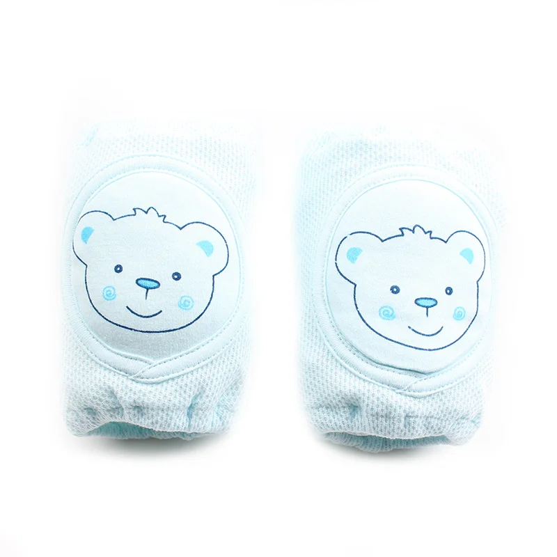 Bear Mesh Kids Leg Warmers Knee Protection Boys Girls Leg Warmers Combed Cotton Baby Crawling Anti Skid Knee Protective Cover (9)