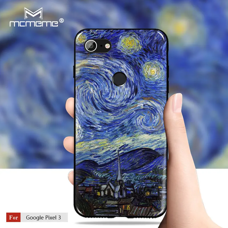 Для Google Pixel 4XL чехол 3 3A 4 XL задняя крышка an gogh картина маслом Мягкий ТПУ для 2 3XL
