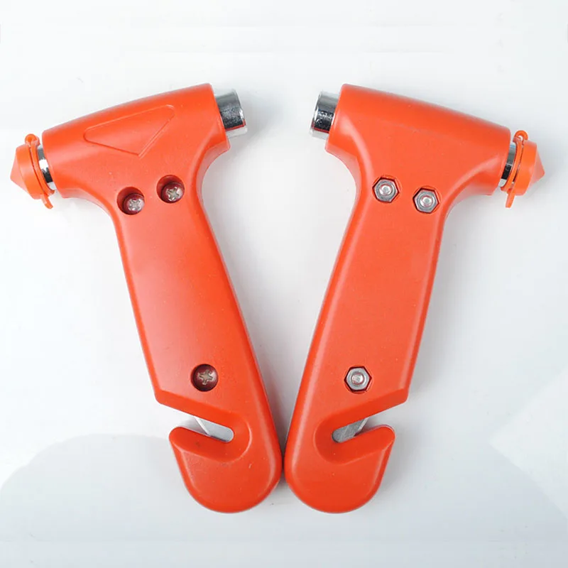 

Multi-purpose hammer 2 in1 car multi-purpose survival hammer mini plastic rescue hammer outdoor rescue broken window hammer