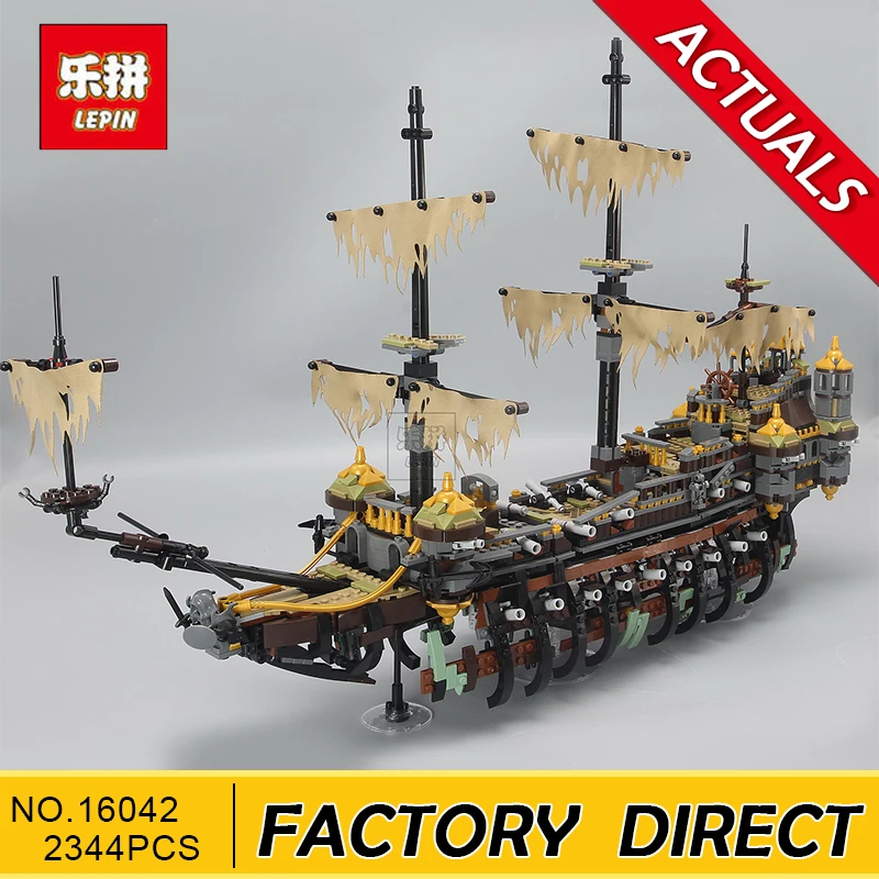 

Lepin 16042 2344PCS Pirate of The CaribbeanThe Slient Mary Set Children Educational Building Blocks Bricks Toys Model Gift 71042