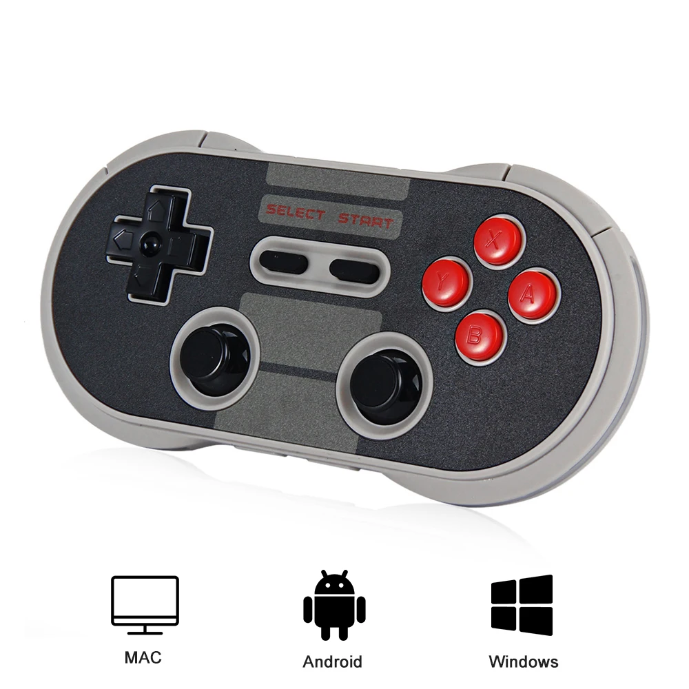 Original 8Bitdo NES30 Pro Wireless Gamepad Bluetooth/USB Controller Dual Classic Joystick for Android,Windows,Mac OSX,Switch