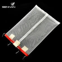 SenNan инструменты для пчеловодства портативный Squre сетчатый фильтр с крючками медовый пчелиный фильтр экстрактор лучшие укупорки сумка