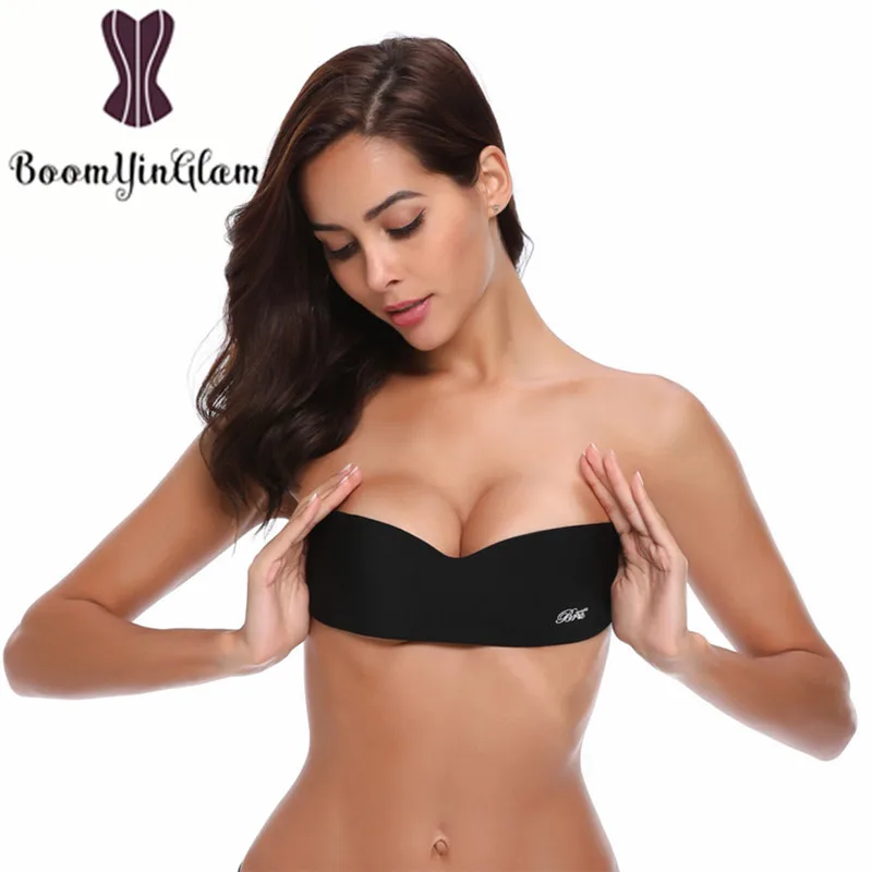 Invisible Bra Silicone Push-Up Strapless Backless Self-Adhesive Gel Magic Stick