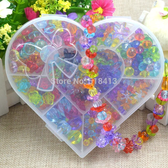 Children Girls Toys 3 ~ 12 Years Old Girl Child Beaded Handmade Toy Suit Birthday Gift Presents Princess Party Hot Sale 2021 3