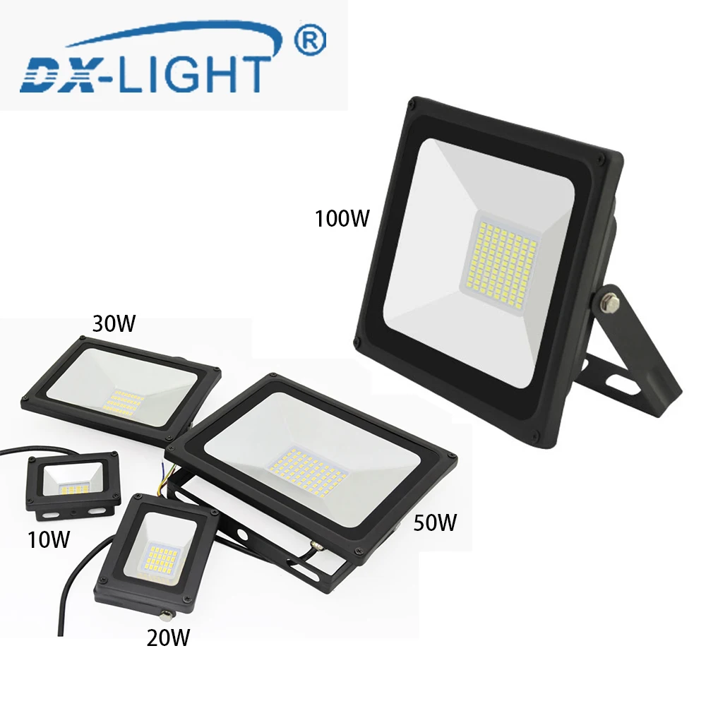 

Warm White/Cold White LED Flood Light 10W 20W 30W 50W 100W IP65 Waterproof 230V Garden Floodlight Outdoor Wall Lamp Spotlight