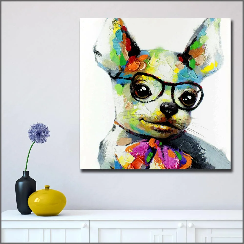 A puppy with glasses 1
