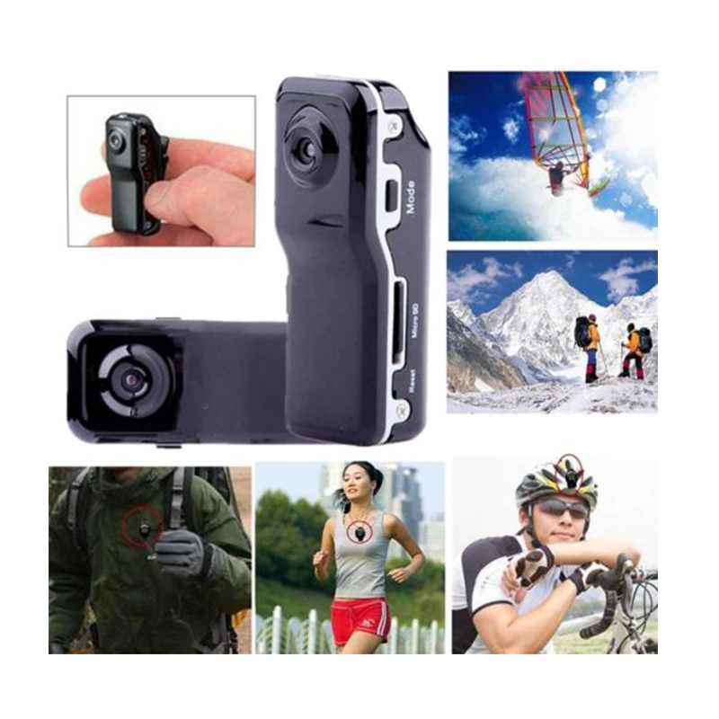 Мини-Карманная камера, видеокамера, велосипедная, для улицы, маленькая спортивная видеокамера, записывающая камера Espia Tele, с держателем, с зажимом, микро ПК, камера