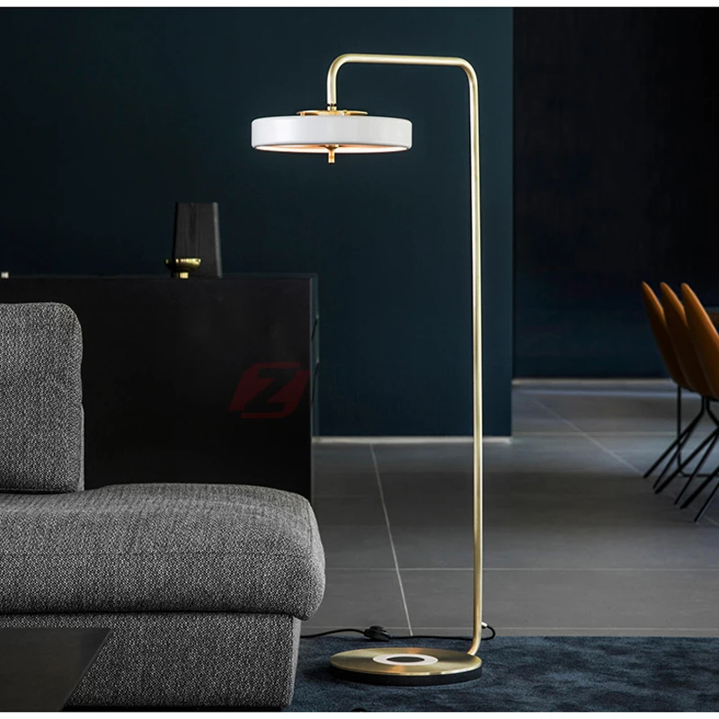 hotel lamps metal LED lamps floor lamps models tenants hall home decorative blue white black floor lamp ZA8125