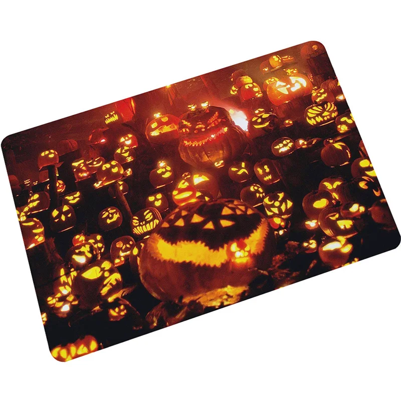 Zeegle Nordic Waterproof Door Mat Halloween Pumpkin Floor Mat Carpet Bedroom Rug Decorative Stair Mats Home Decor Crafts Zeegle Nordic Waterproof Door Mat Halloween Pumpkin Floor Mat Carpet Bedroom Rug Decorative Stair Mats Home Decor Crafts