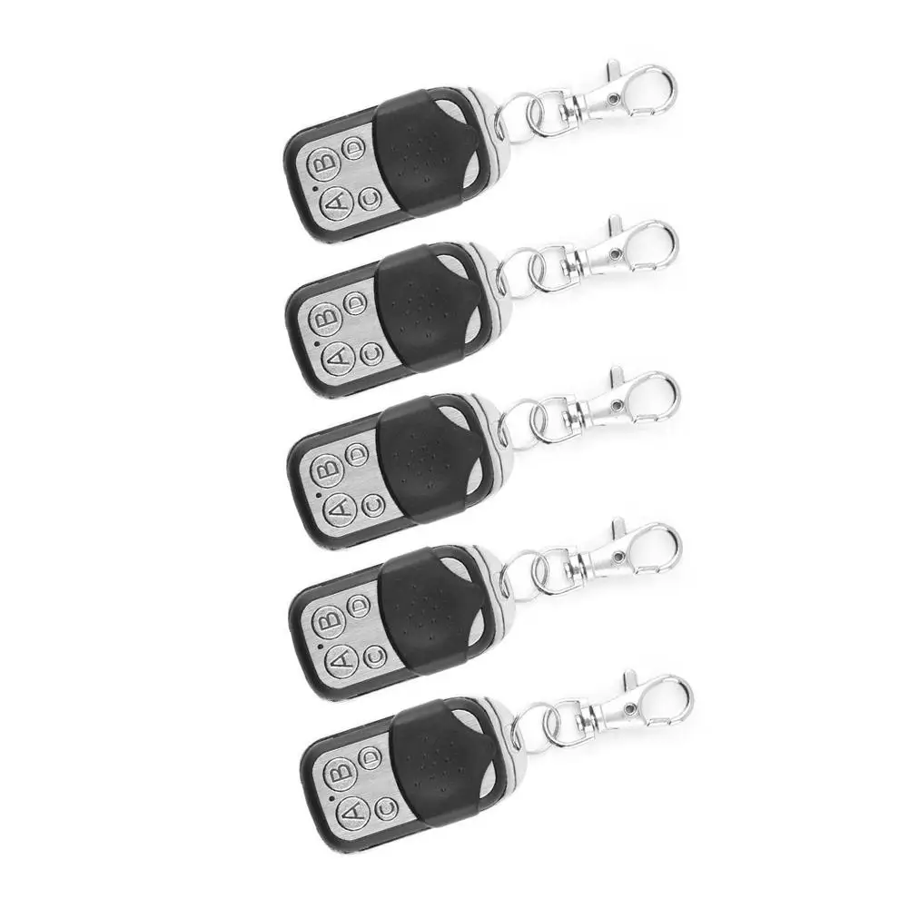 5pcs Set 433mhz Garage Door Remote Control Presentation Universal
