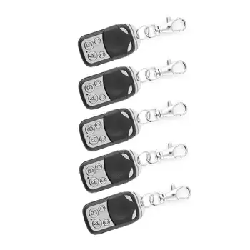 

5PCS/Set 433mhz Garage Door Remote Control Presentation Universal Car Gate Cloning Rolling Code Remote Duplicator Opener Key Fob