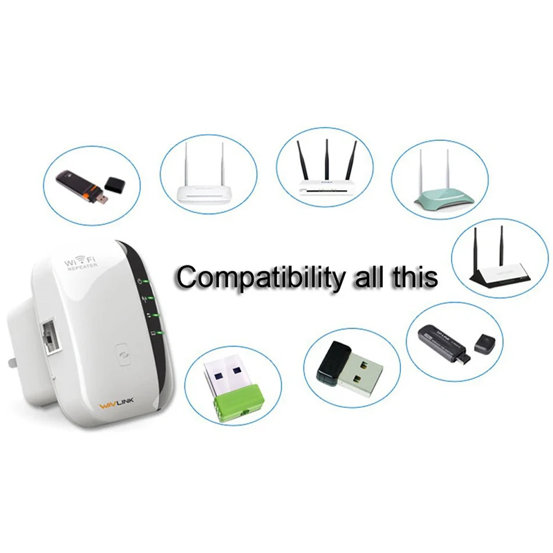 Image Wireless Wifi Repeater 300Mbps 802.11n b g Network Wifi Extender Signal Amplifier Internet Antenna Signal Booster Repetidor Wifi