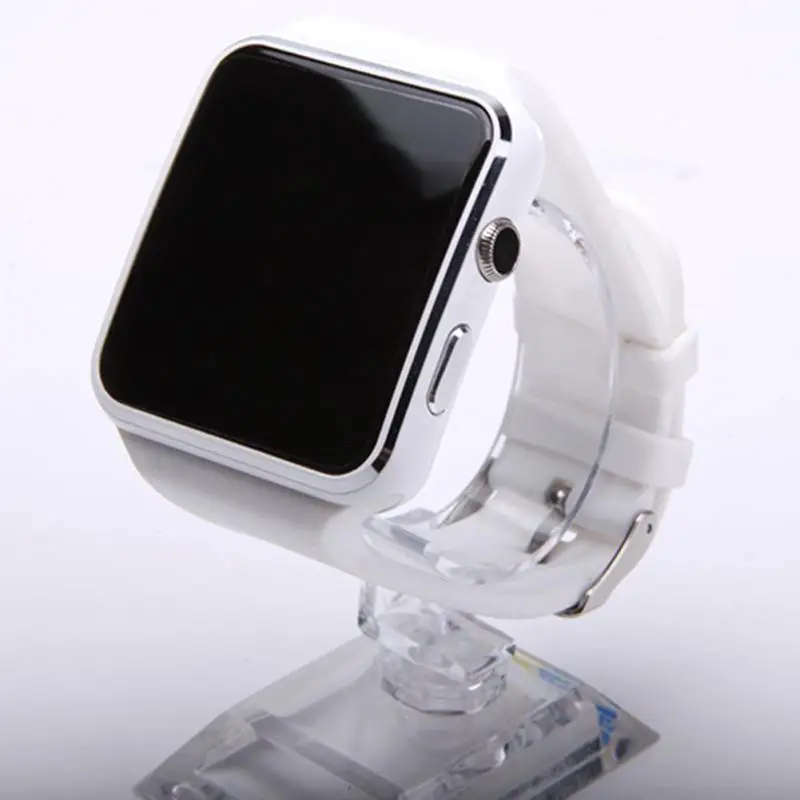 

Luxury Black White multifunction Bluetooth Smart Watch Touc h screen For App le iPhone for Samsung Android Phone With Camera SIM