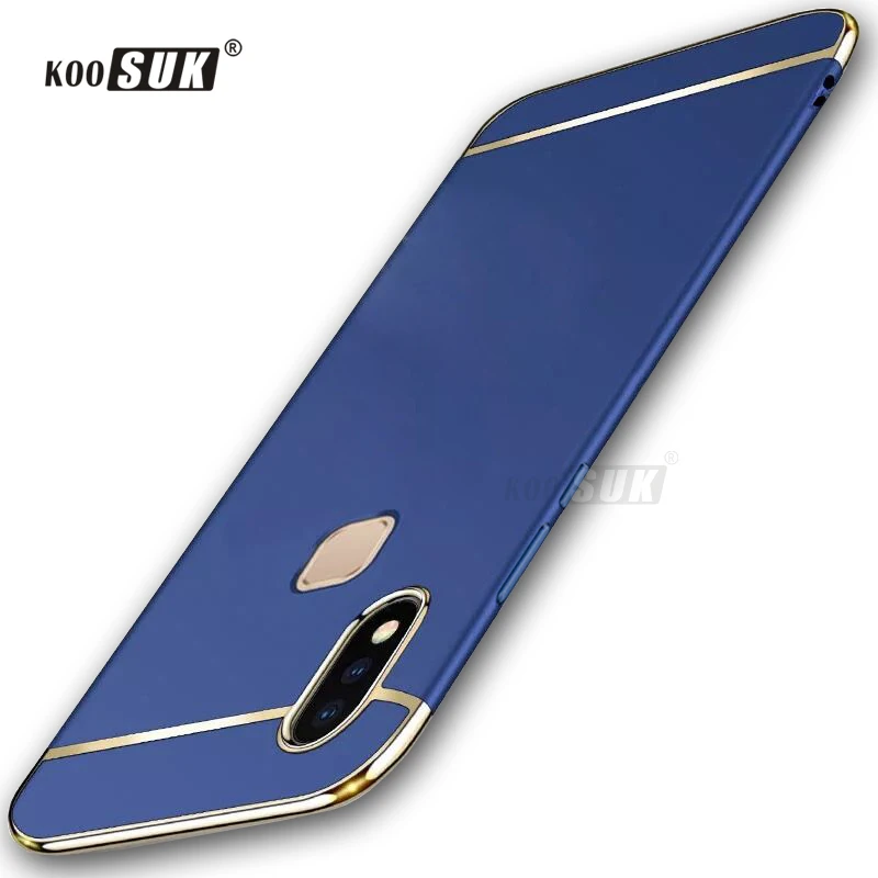 

VIVO X21 UD Case Original Mobile Phone Ultra Thin Gold Plated Back Cover Phone Bag For Vivo X21 X 21 Hard PC Protect Case Koosuk