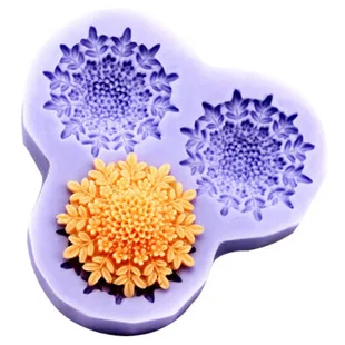 

F127 Flower Silicone Fondant Mold Gum Paste Cake Decorating cake topper Mould