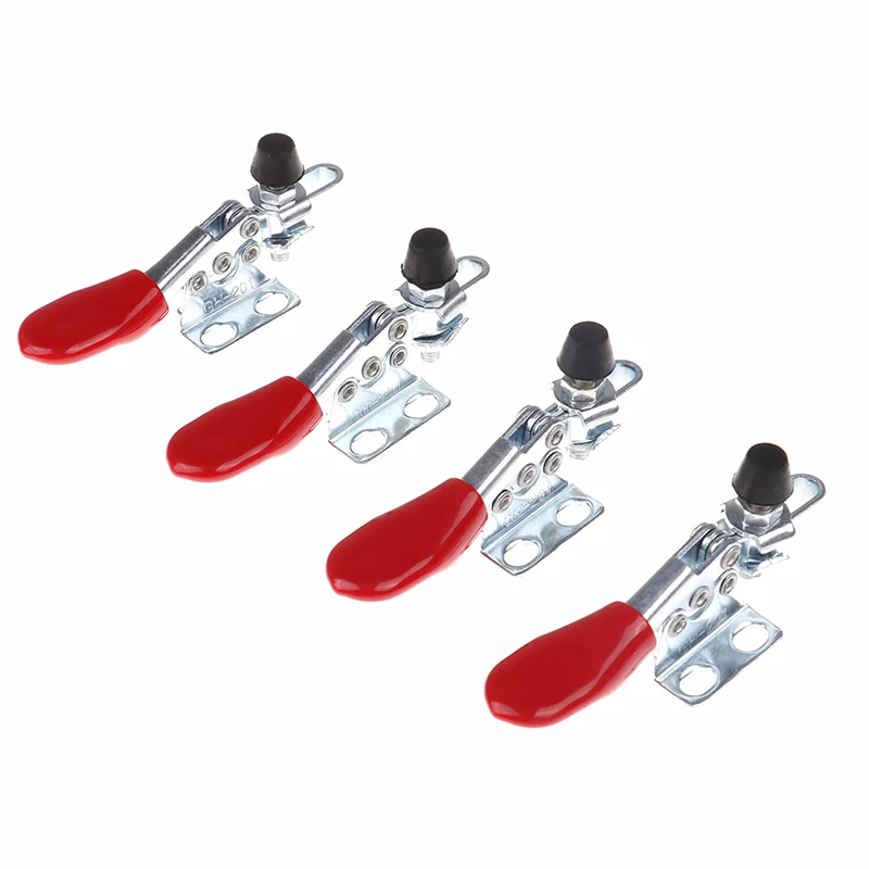

new 4Pcs/Set 60 Lbs/27kg Toggle Clamp Gh-201 Horizontal Hold Quick Hand Tool Clips