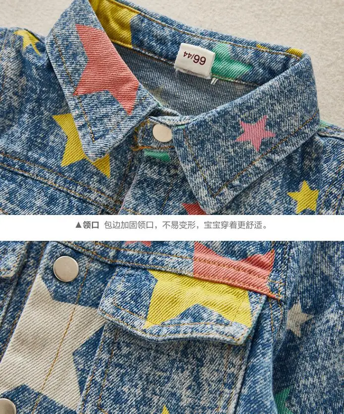 Ropa de bebé recién nacido otoño bebé Denim Rompers para niños mono de manga larga de impresión bebé Romper ropa bebe bebé traje 3-18 m Ropa de bebé recién nacido otoño bebé Denim Rompers para niños mono de manga larga de impresión bebé Romper ropa bebe bebé traje 3-18 m