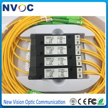 10/90, 1X2 FBT волоконная муфта, SM, двойное окно, 1310/1550, 2,0 мм, 1 м, ABS Pacakge: 90*20*10, SC/APC, 1*2 двойной оконный волоконно-оптический разветвитель