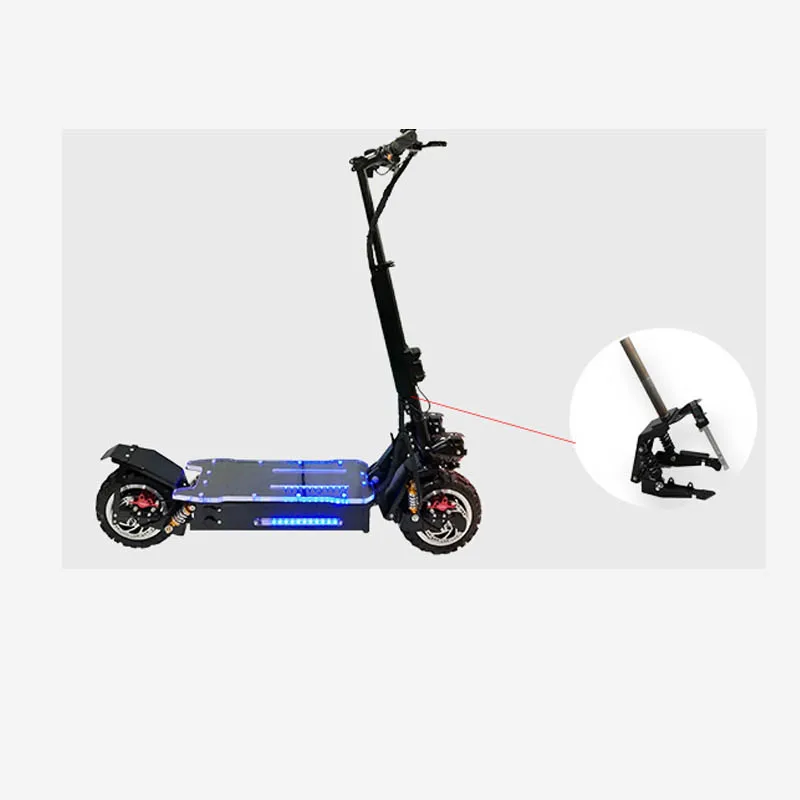 Discount Ebike Front Fork With Shork Absorber Electric Mountain Bicycle Bike Fast Down Disc Brake Shock Absorber Directional Column 3