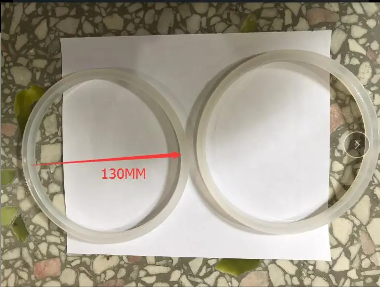 

2 pcs/lots the Part of Seal ring/ Rubber ring for Churros Machine and Stuffer machine 3L /5L/7L diameter is 130MM