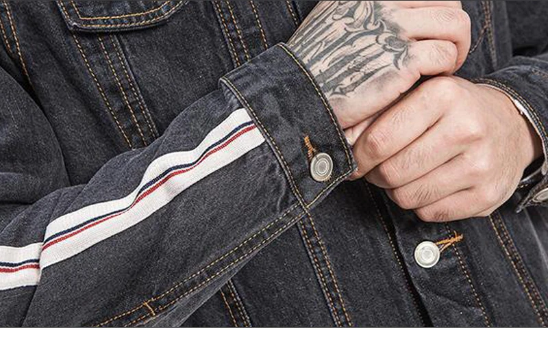 Denim Jacket Men 5Xl Hip Hop     (16)