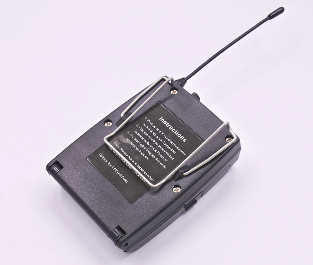 4/4 violin fiddle wireless microphone system UHF