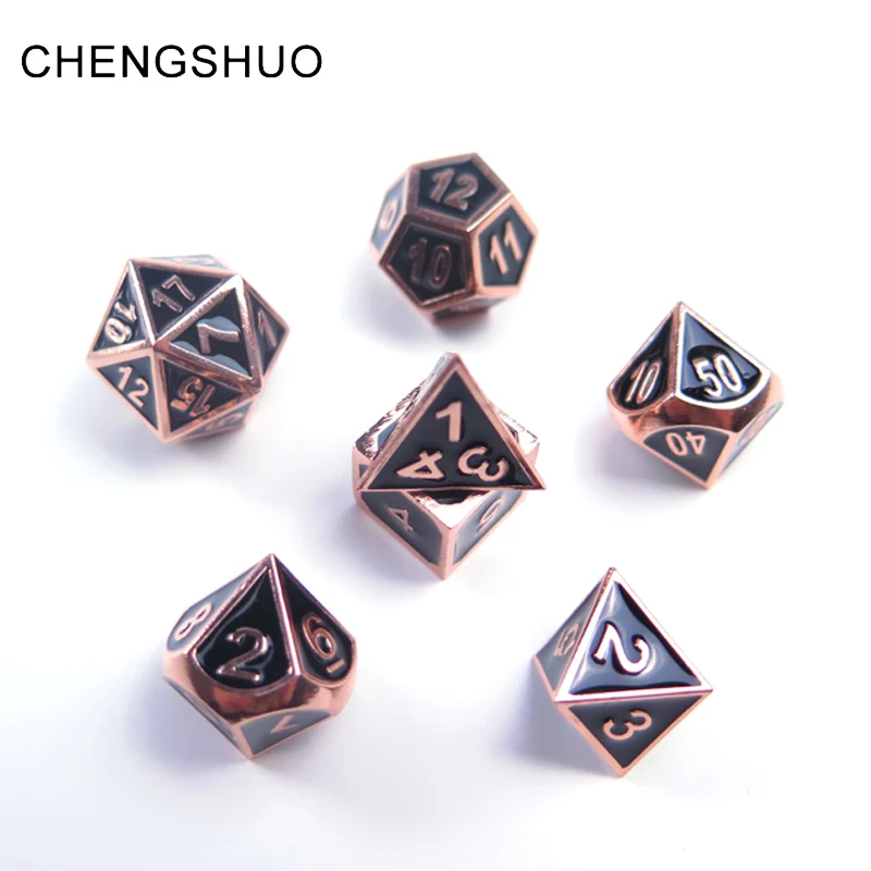 Chengshuo rpg dice metal dnd polyhedral sets dados dungeons and dragons aluminum black dices d20 10 12 6 table games transparent Chengshuo rpg dice metal dnd polyhedral sets dados dungeons and dragons aluminum black dices d20 10 12 6 table games transparent