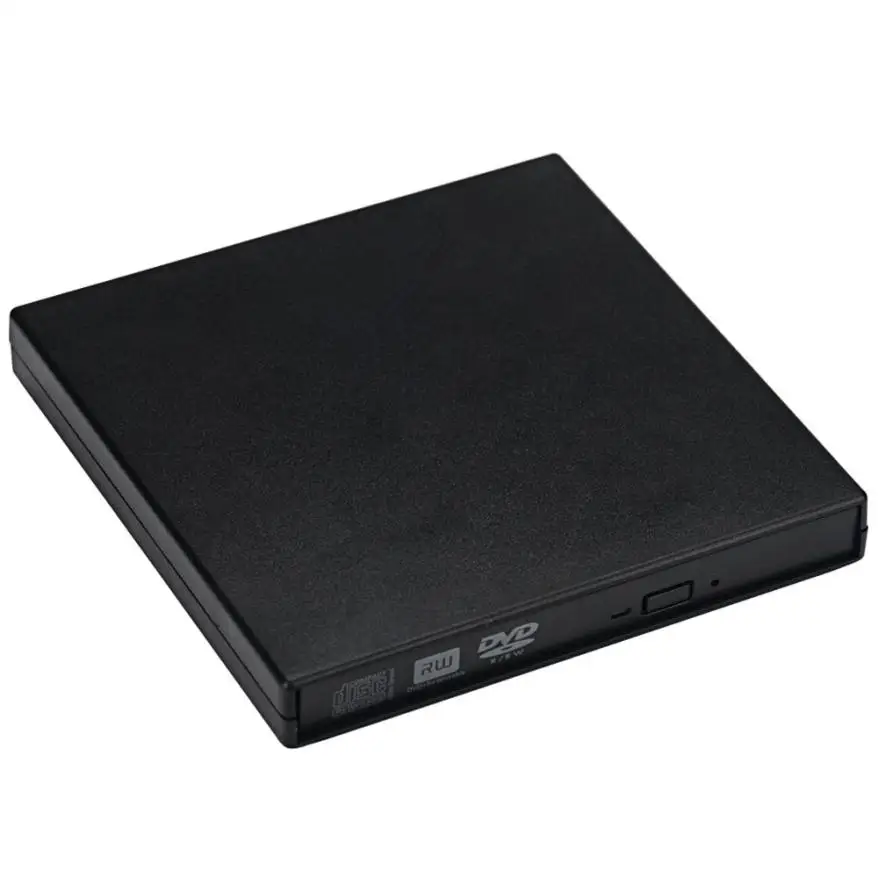 Vente Portable Slim USB 2.0 DVD CD Dvd Rom IDE DVD Cover RW Graveur ROM Drive Case Boîtier Externe Caddy Ordinateur Portable Notebook 18Jan23