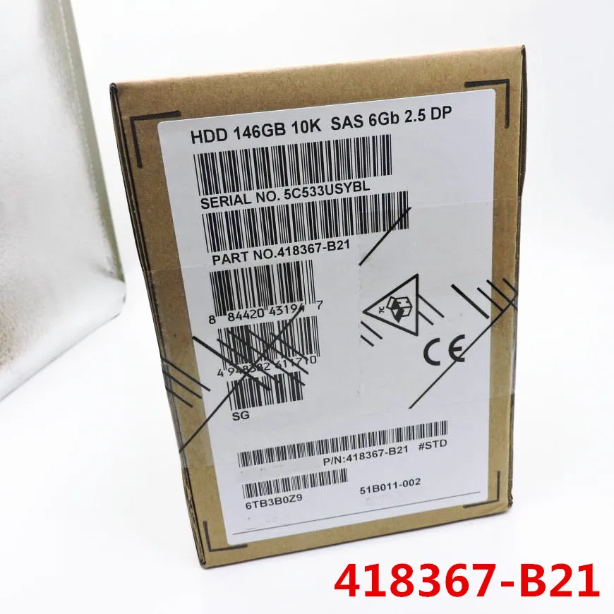 100% новый в коробке 3 года гарантии 418367-B21 146G 10K SAS 2 5 дюйма DL580 DL380 G4 G5 G7 нужно больше