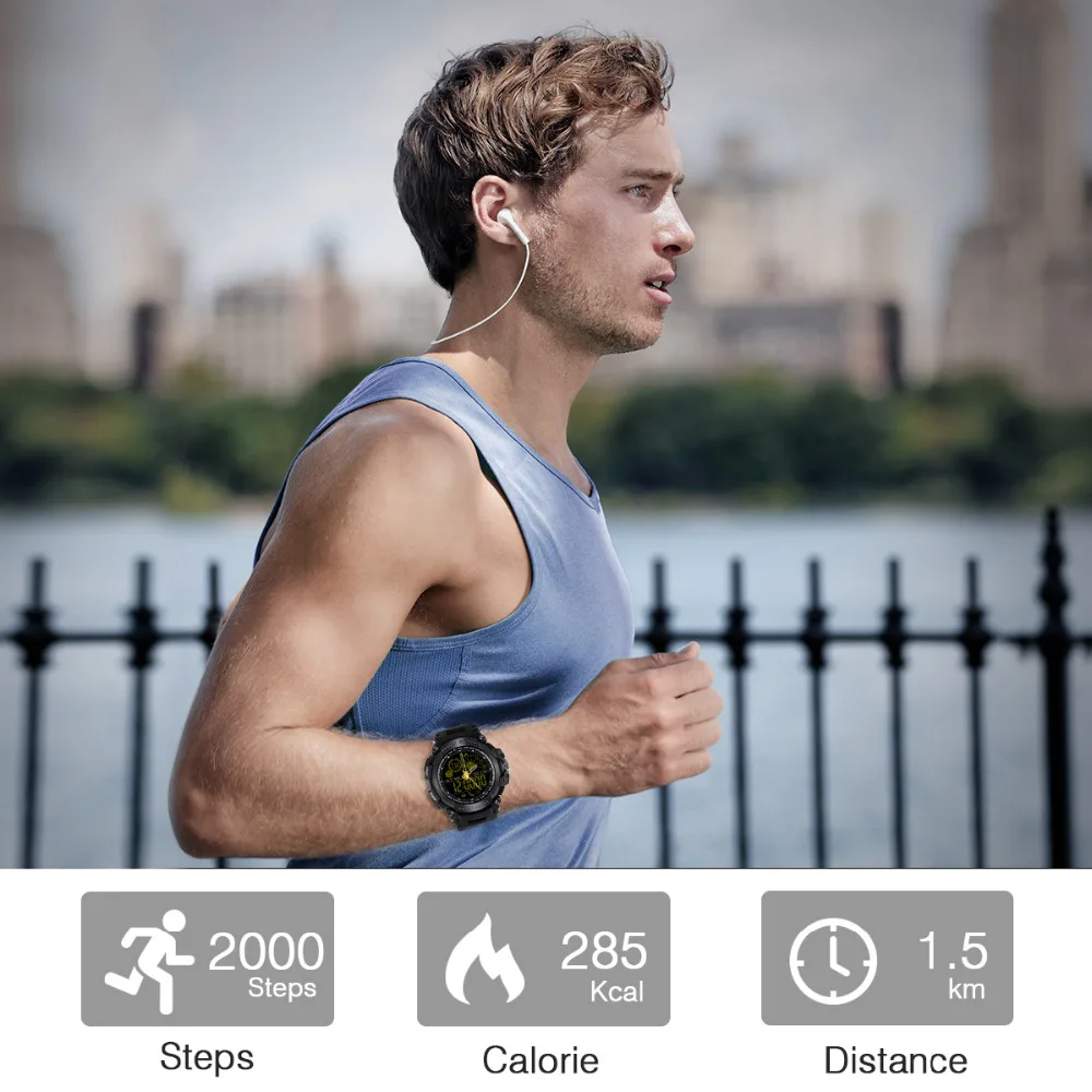 Diggro DI10 Smart Watch Waterproof Outdoor Sport 5ATM Luminous Dial Pedometer Message Reminder Clock Pointerfor Android IOS Diggro DI10 Smart Watch Waterproof Outdoor Sport 5ATM Luminous Dial Pedometer Message Reminder Clock Pointerfor Android IOS