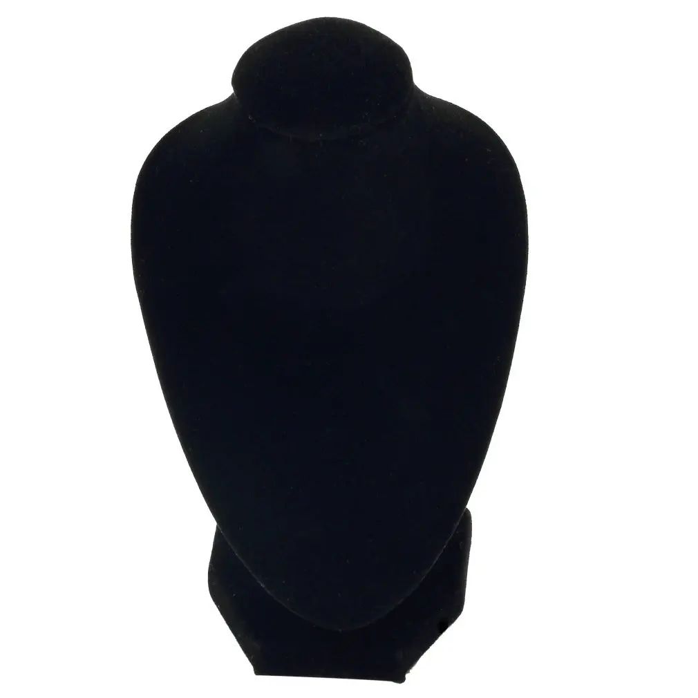 Durable Black Mannequin Necklace Jewelry Pendant Display Stand Holder Show Decorate Bracelet Jewelry Organizer KQS8