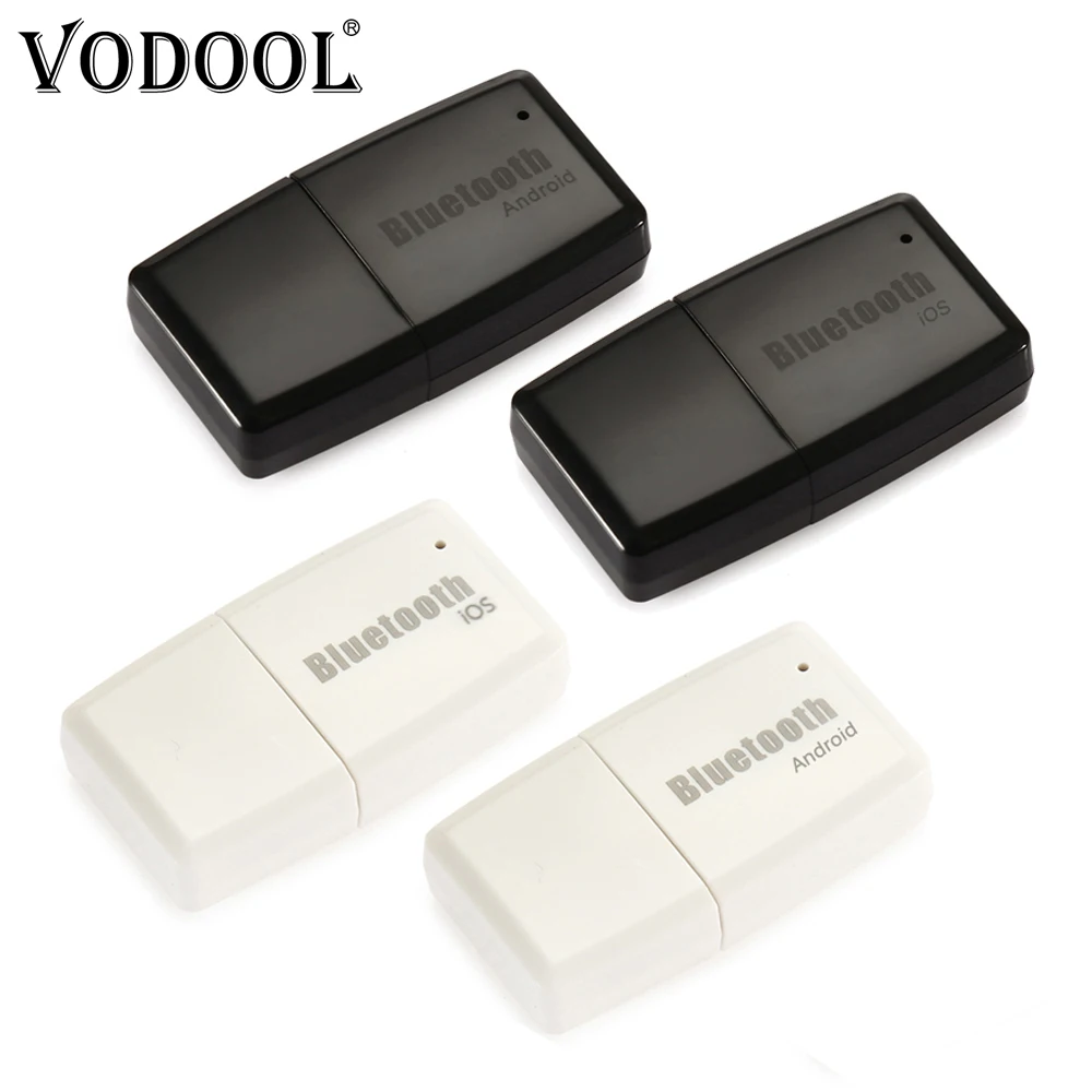 VODOOL мини беспроводной Bluetooth V4.1+ EDR Стерео 3,5 мм AUX USB ключ аудио музыкальный приемник адаптер для Android IOS телефон ноутбук ПК