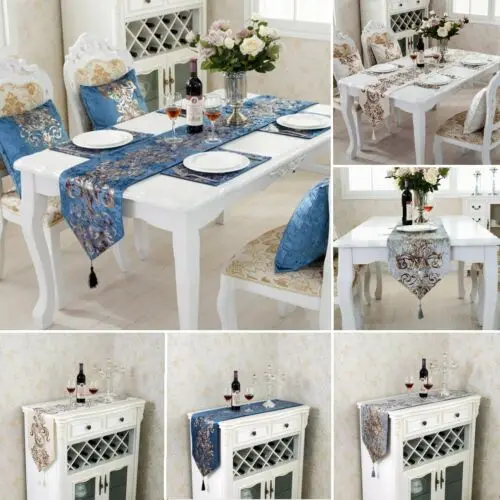 

Faroot Amazing Oval Table Runners Tablecloths Dining Living Room Table Decorations