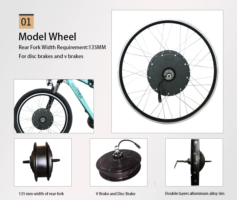 Top 48V Electric Bicycle 1000W Conversion Kit for 26" Motor Wheel with 16AH LG Bottle Battery LCD900 volo electrique parts 4 Top 48V Electric Bicycle 1000W Conversion Kit for 26" Motor Wheel with 16AH LG Bottle Battery LCD900 volo electrique parts 4