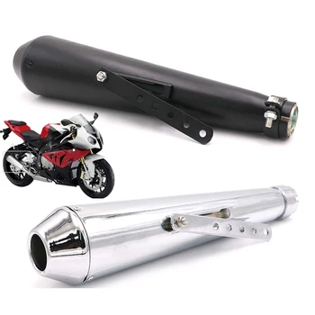

Universal Motorcycle Exhaust Muffler Pipe Motorbike Silencer Exhaust for Suzuki Savage 650cc TU250X Honda CM185 1978 Vulcan 500