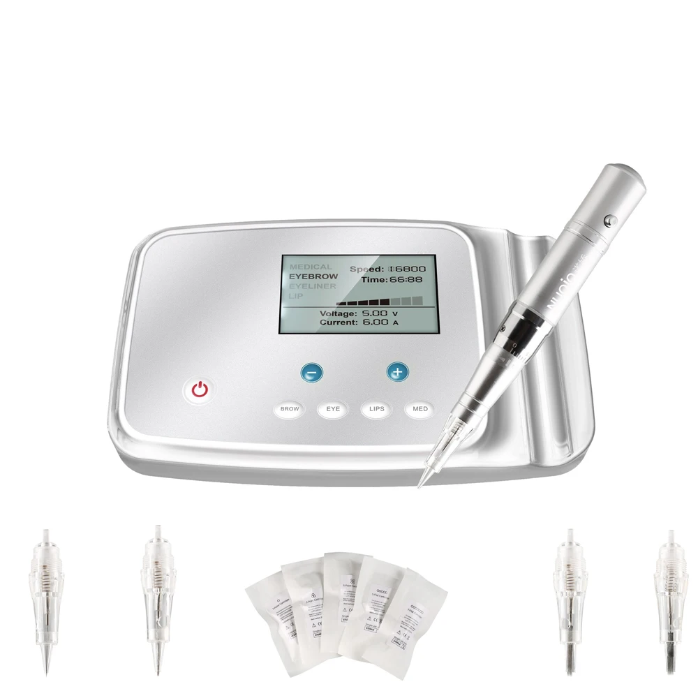 

FAMISOO 15pcs Sterilized Needle Cartridge For N6 M6 S6 Microblading Pen Digital Tattoo Machine Eyebrow Lip Permanent 1R 3R 5R 7F