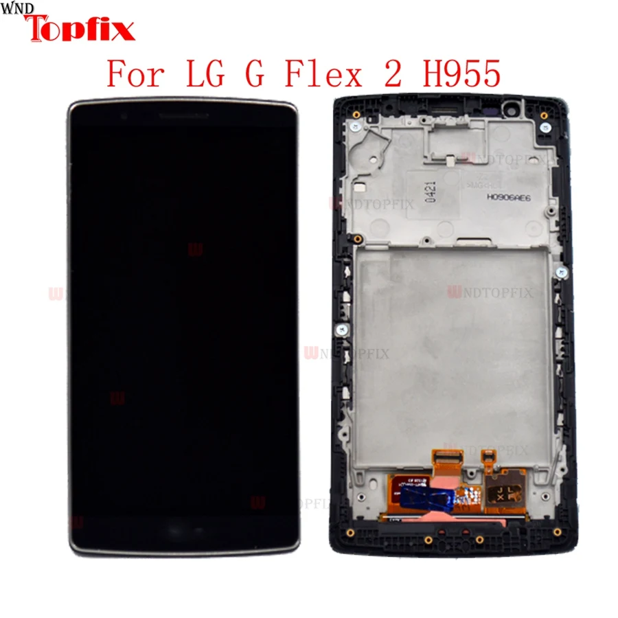 In Stock 100 Tested LCD Display Touch Screen Digitizer Assembly For LG G Flex 2 H955 1
