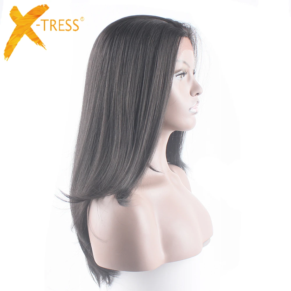 Achat Brun Couleur Ombre Avant De Lacet Perruques Avec Bébé Cheveux